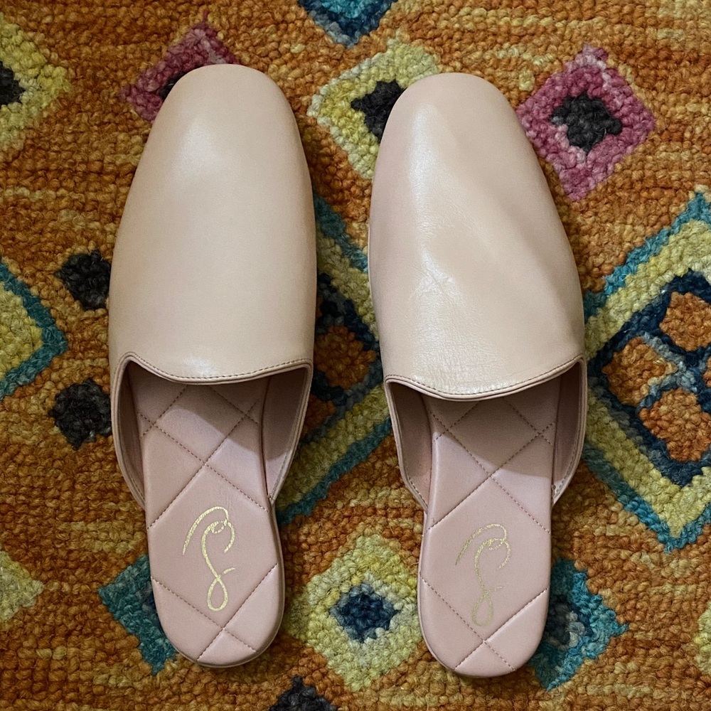 Sam Edelman Blush Pink Mules